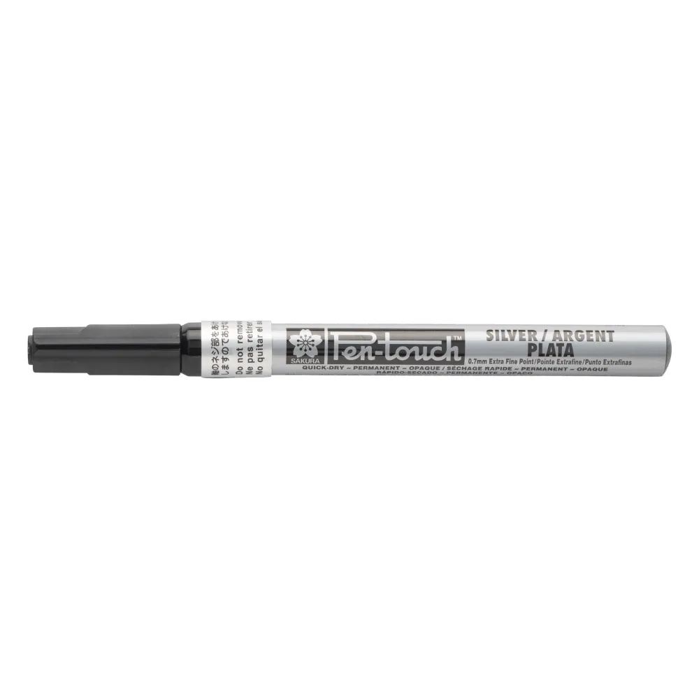 Sakura Marker olejny Pen-Touch - - Silver, 0,7 mm > Markery, Brushpeny I Pisaki|Pisaki Kaligraficzne