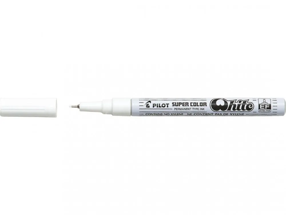 Pilot Marker olejowy Super Color - - biały, 0,5 mm > Markery
