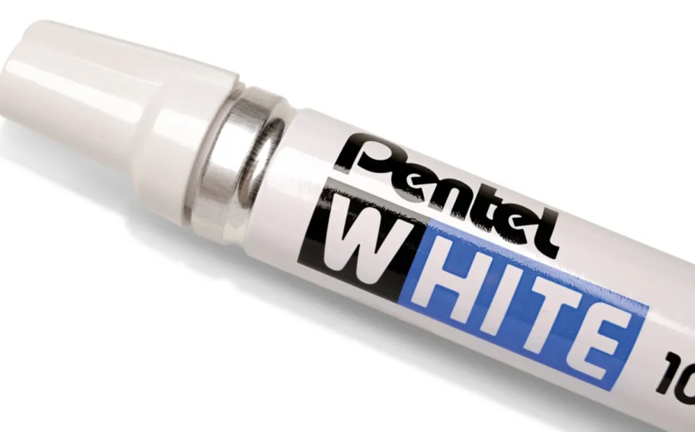 Pentel Marker olejowy 100WL - - biały, 6,5 mm > Markery