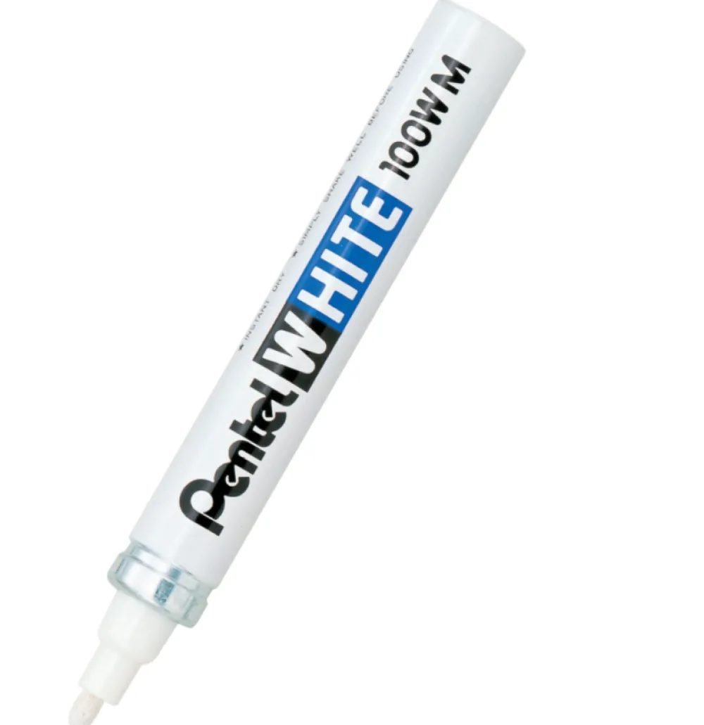Pentel Marker olejowy 100WM - - biały, 3,9 mm > Markery