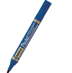 Pentel Marker permanentny N850 - - niebieski, 4,5 mm