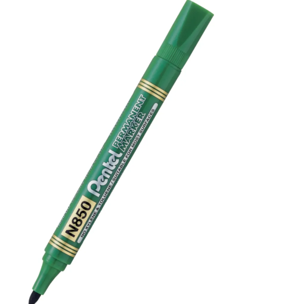 Pentel Marker permanentny N850 - - zielony, 4,5 mm > Markery