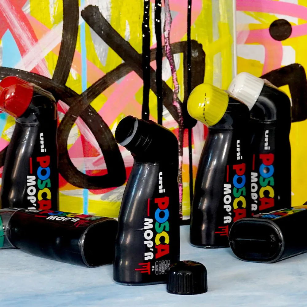 Uni Posca Marker Posca MOP'R PCM-22 - Uni - Black, 3-19 mm > Markery, Brushpeny I Pisaki