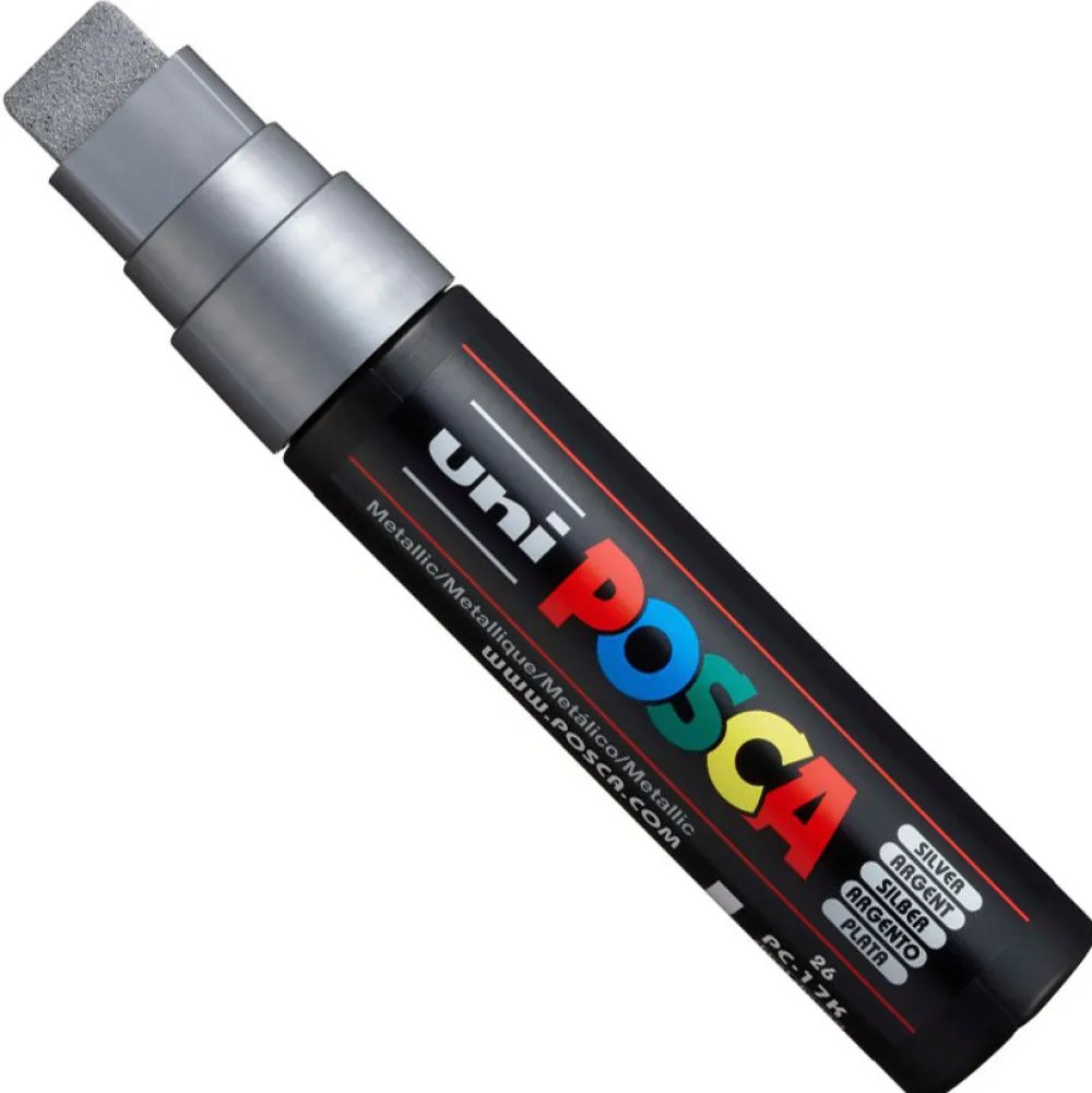 Uni Posca Marker Posca PC-17K - Uni - srebrny, silver