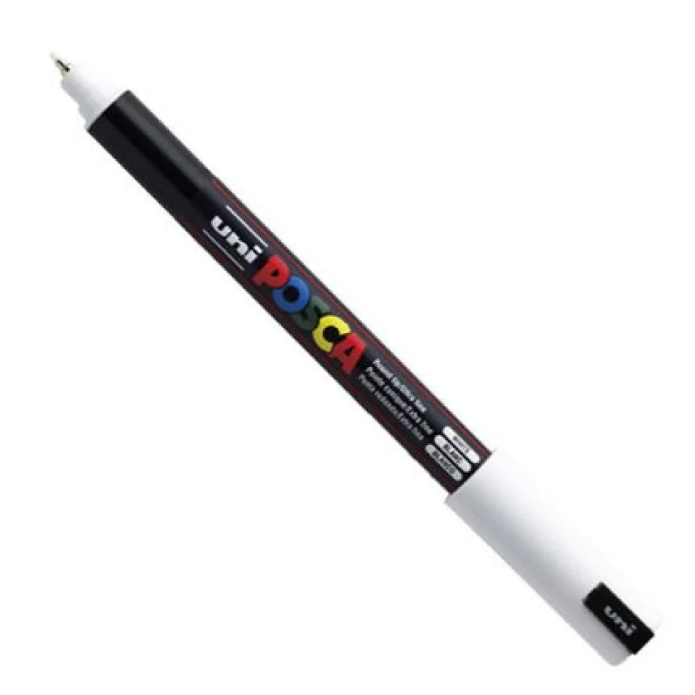 Uni Posca Marker Posca PC-1MR - Uni - biały, white > Markery, Brushpeny I Pisaki