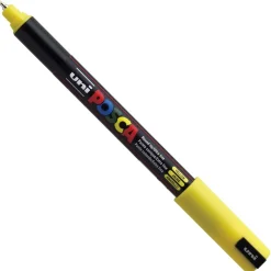 Uni Posca Marker Posca PC-1MR - Uni - żółty, yellow > Markery, Brushpeny I Pisaki
