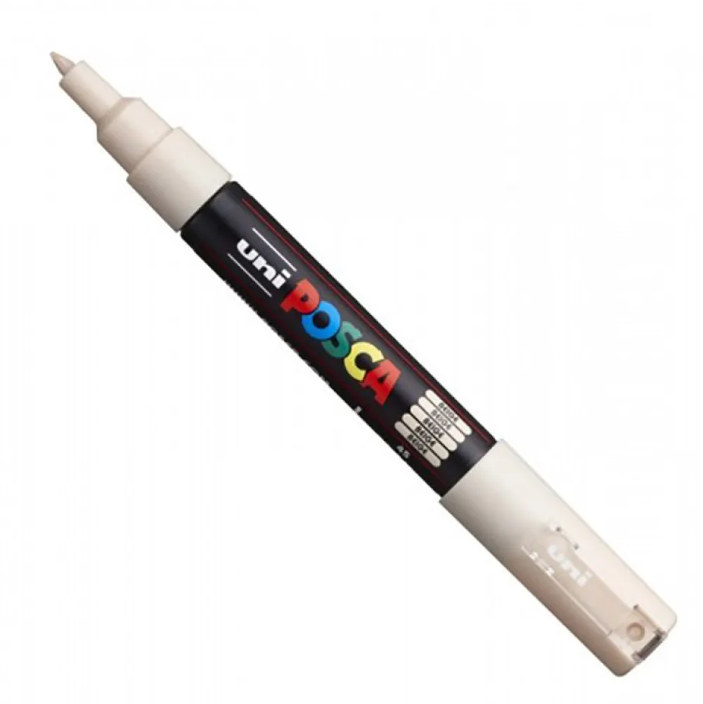 Uni Posca Marker Posca PC-1M - Uni - beżowy, beige > Markery, Brushpeny I Pisaki