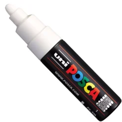 Uni Posca Marker Posca PC-7M - Uni - biały, white > Markery, Brushpeny I Pisaki