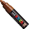Uni Posca Marker Posca PC-7M - Uni - brązowy, brown