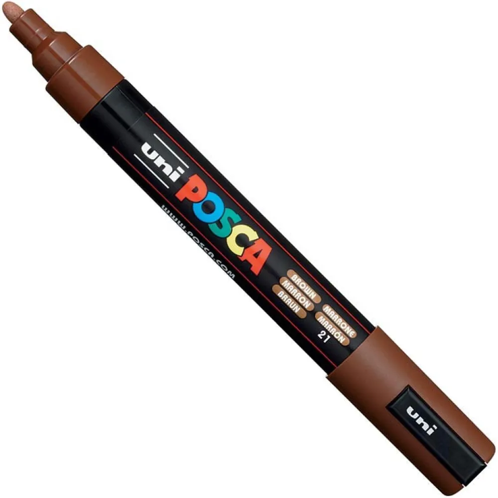 Uni Posca Marker Posca PC-5M - Uni - brązowy, brown