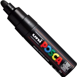 Uni Posca Marker Posca PC-7M - Uni - czarny, black > Markery, Brushpeny I Pisaki