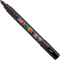 Uni Posca Marker Posca PC-3M - Uni - czarny, black