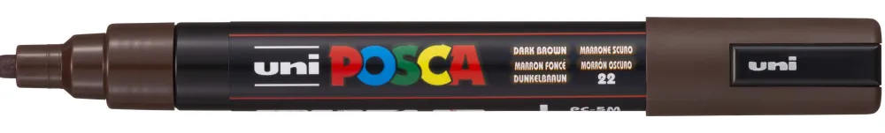 Uni Posca Marker Posca PC-5M - Uni - Dark Brown > Markery, Brushpeny I Pisaki