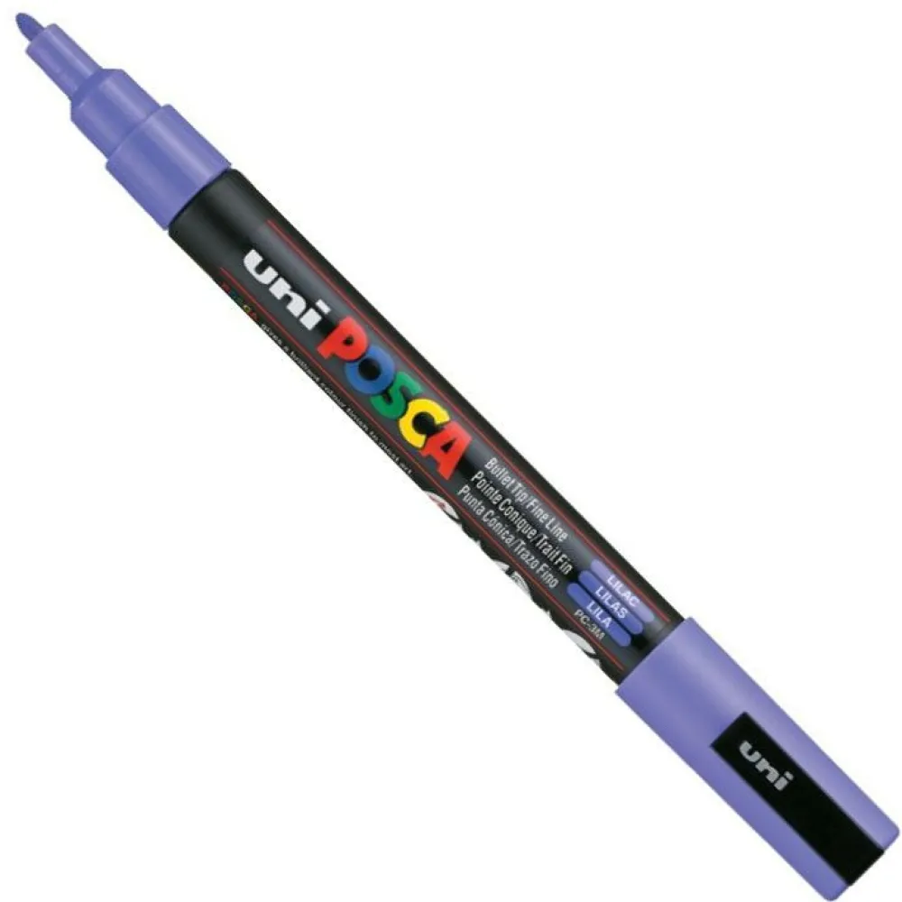Uni Posca Marker Posca PC-3M - Uni - fioletowy, lilac > Markery, Brushpeny I Pisaki
