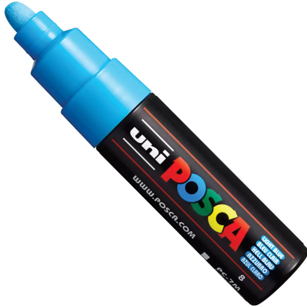 Uni Posca Marker Posca PC-7M - Uni - jasnoniebieski, light blue