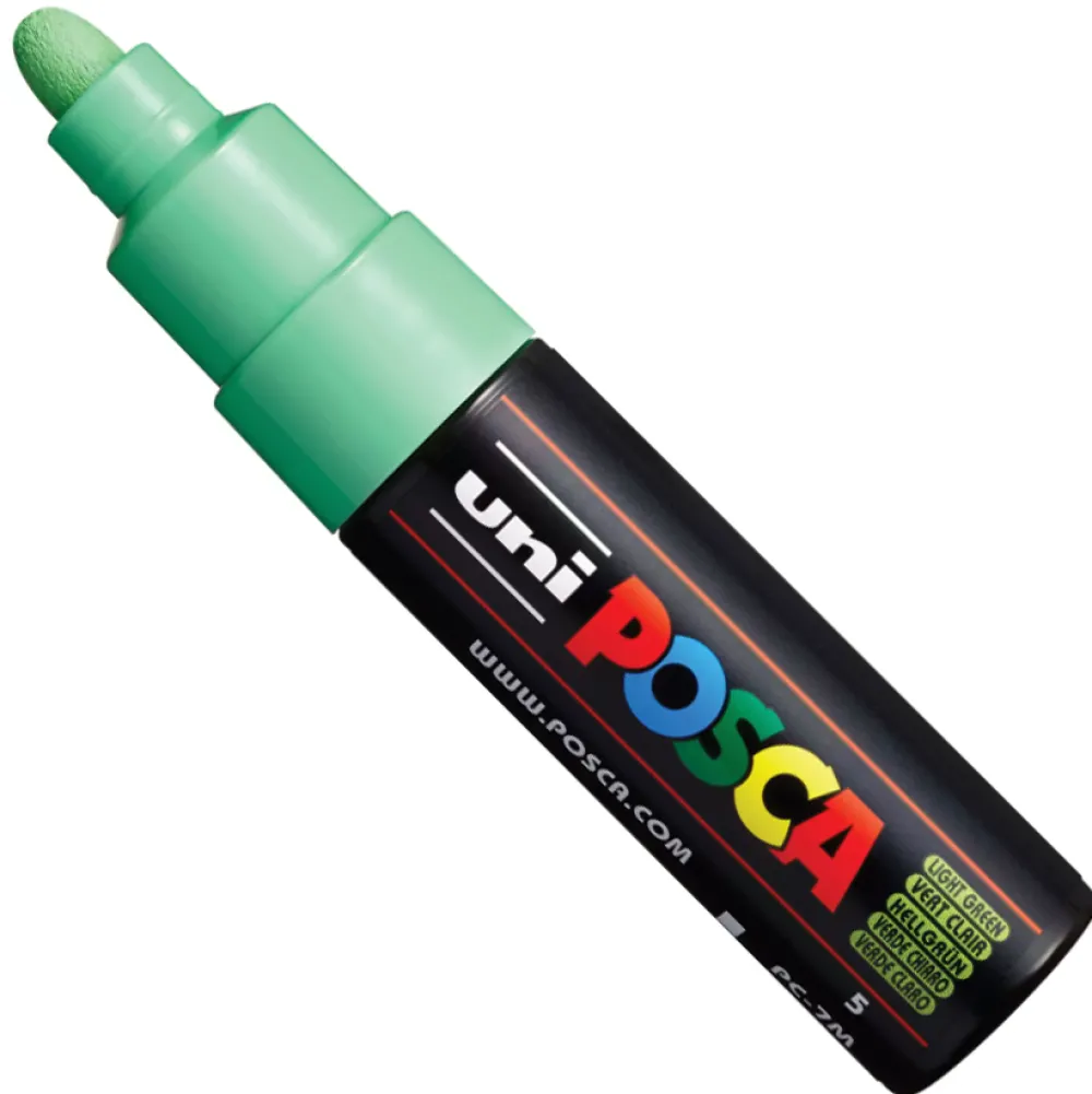Uni Posca Marker Posca PC-7M - Uni - jasnozielony, light green