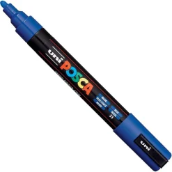 Uni Posca Marker Posca PC-5M - Uni - niebieski, blue > Markery, Brushpeny I Pisaki