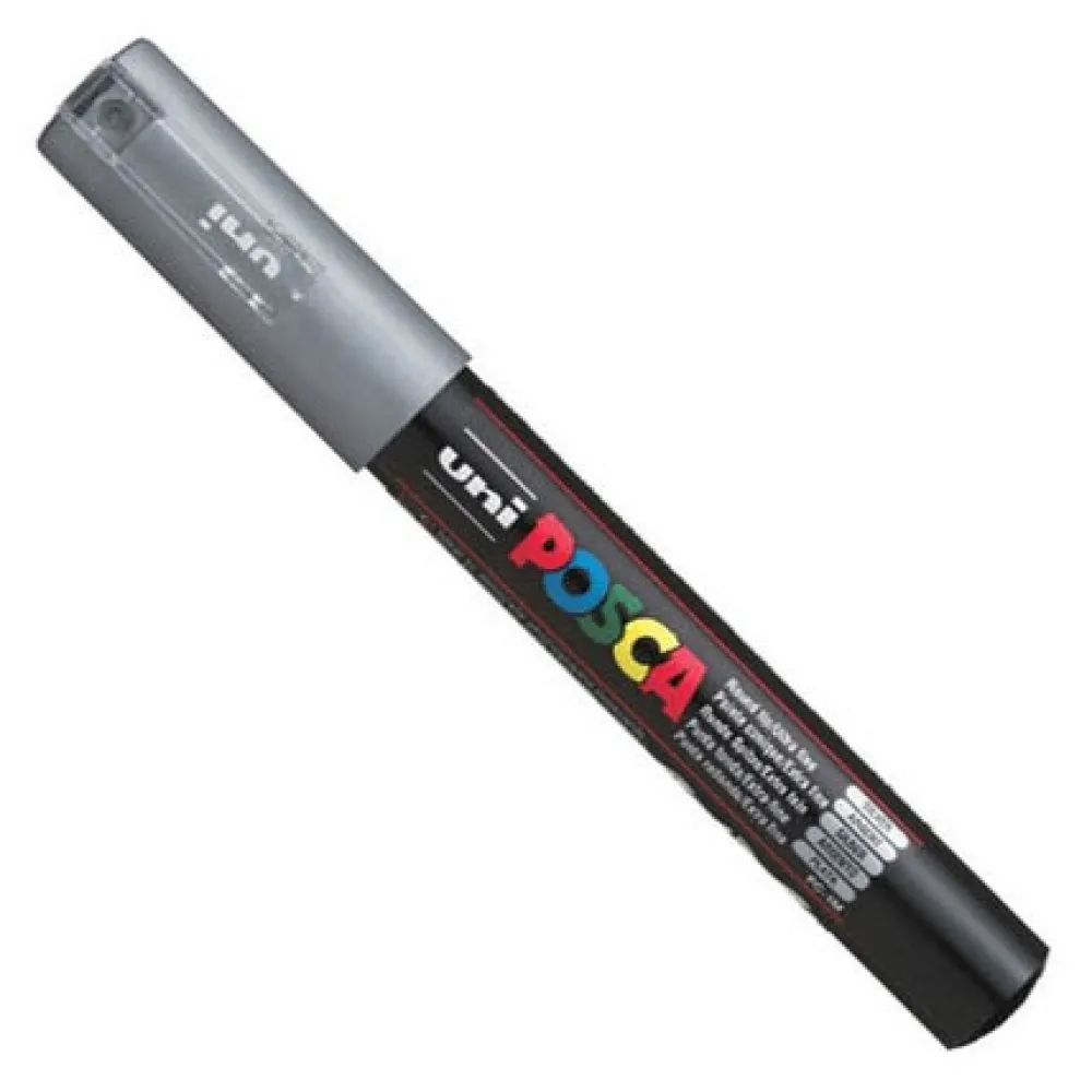 Uni Posca Marker Posca PC-1M - Uni - srebrny, silver