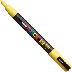 Uni Posca Marker Posca PC-3M - Uni - żółty, yellow > Markery, Brushpeny I Pisaki
