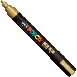 Uni Posca Marker Posca PC-5M - Uni - złoty, gold > Markery, Brushpeny I Pisaki