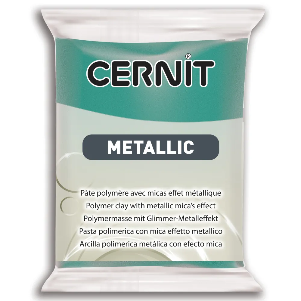 Cernit Masa termoutwardzalna Metallic - - 676, Turquoise, 56 g
