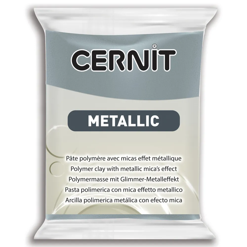 Cernit Masa termoutwardzalna Metallic - - 167, Steel, 56 g