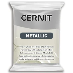 Cernit Masa termoutwardzalna Metallic - - 080, Silver, 56 g