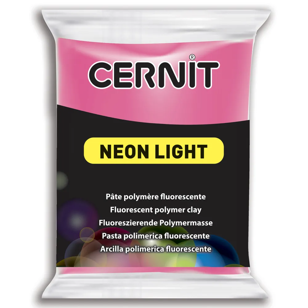 Cernit Masa termoutwardzalna Neon Light - - 922, Fuchsia, 56 g > Masy Do Modelowania