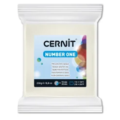 Cernit Masa termoutwardzalna Number One - - 027, White, 250 g