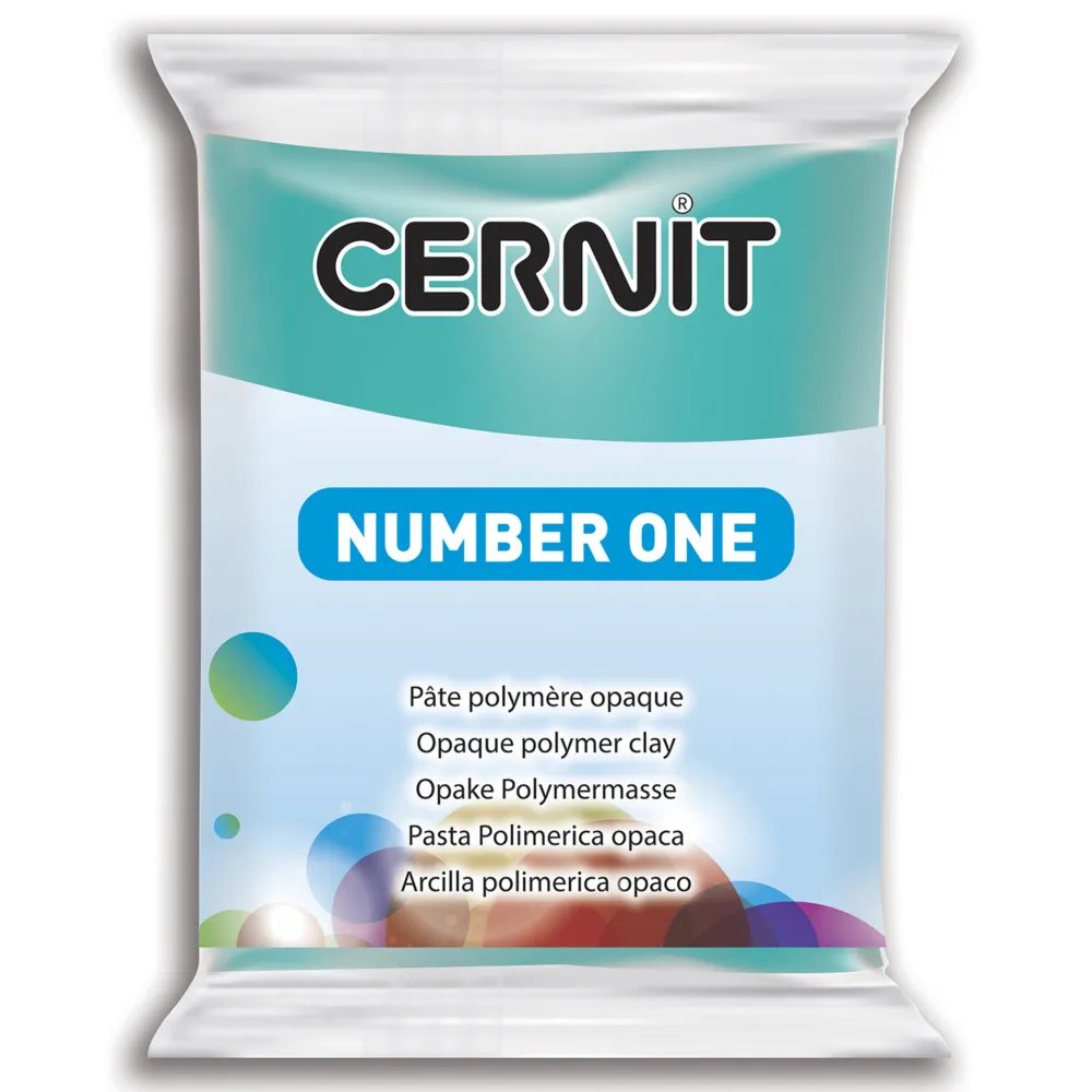 Cernit Masa termoutwardzalna Number One - - 676, Turquoise Green, 56 g
