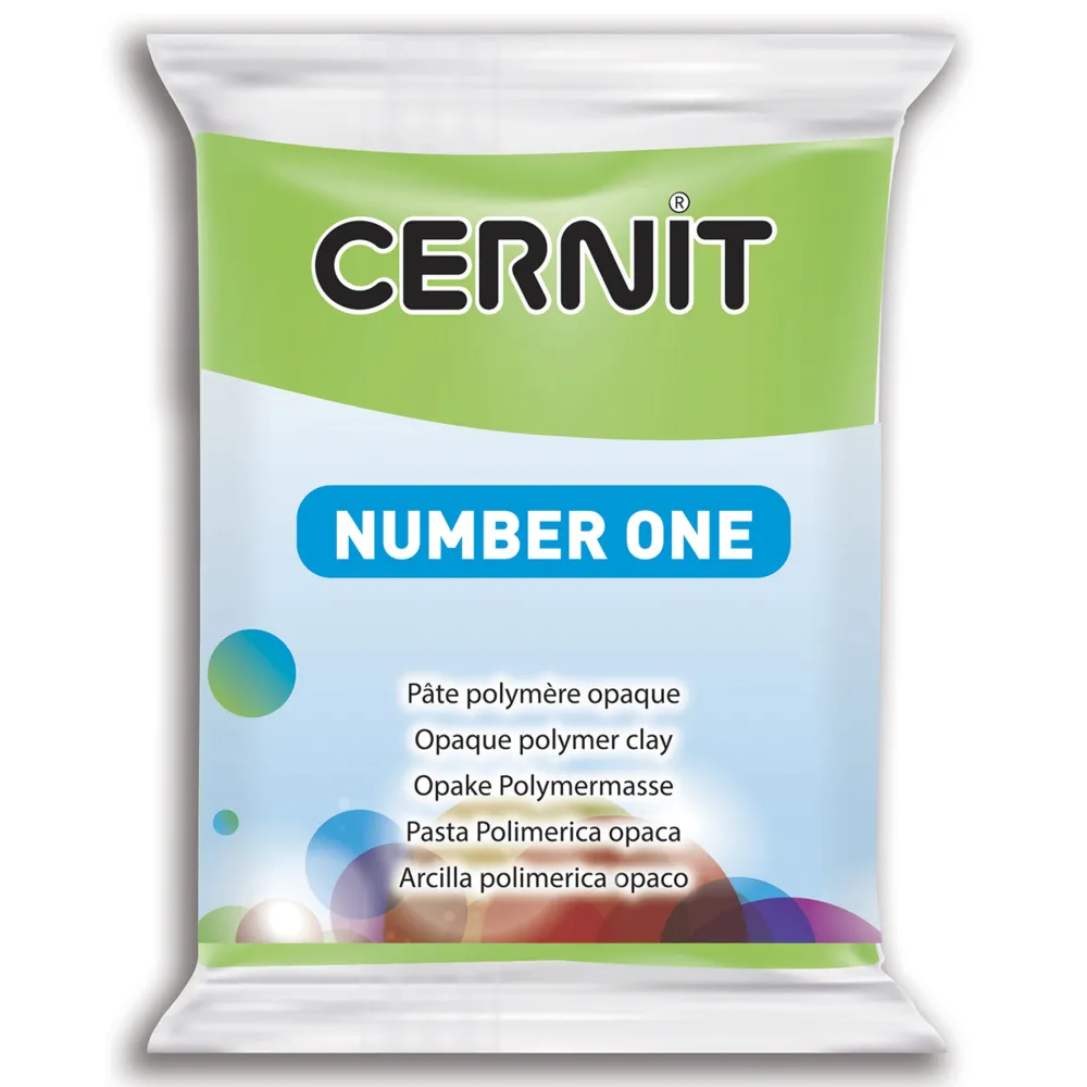 Cernit Masa termoutwardzalna Number One - - 611, Light Green, 56 g > Masy Do Modelowania
