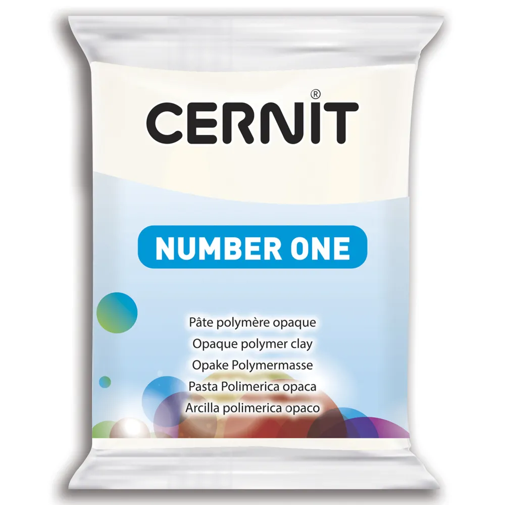 Cernit Masa termoutwardzalna Number One - - 027, White, 56 g