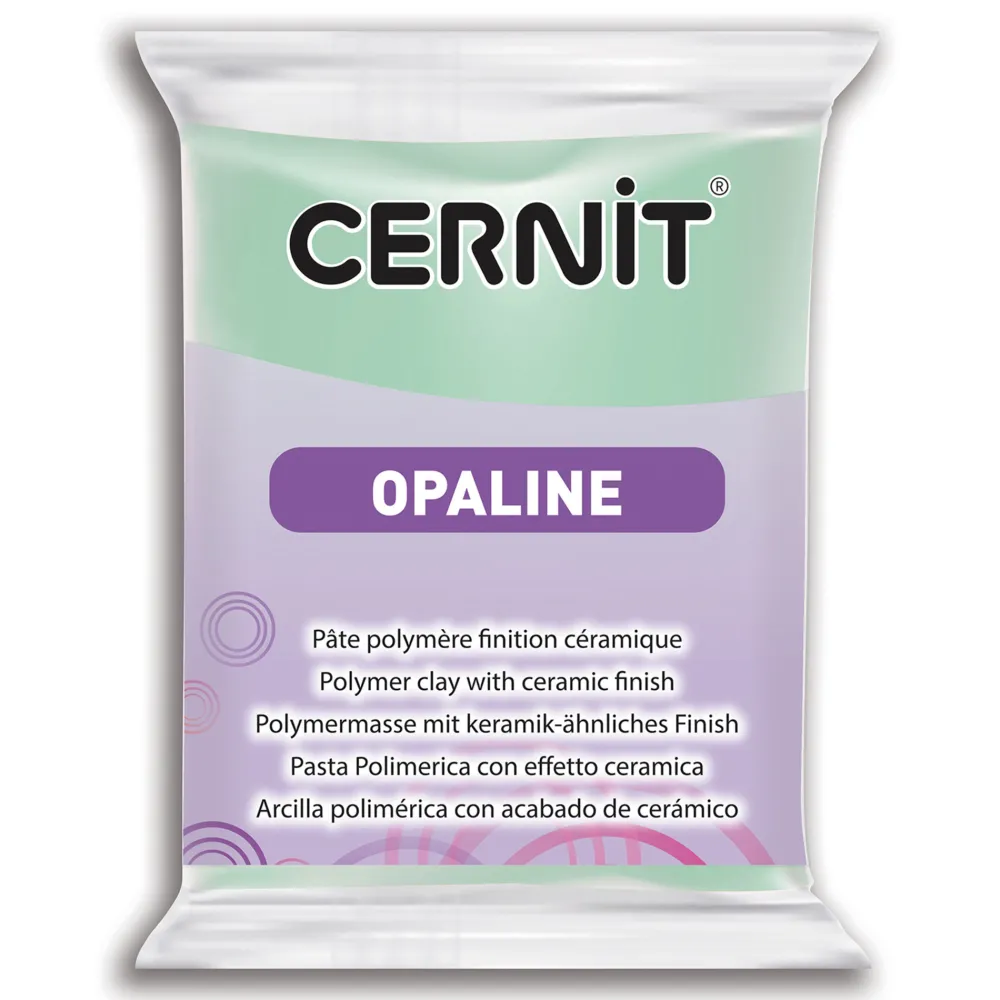 Cernit Masa termoutwardzalna Opaline - - 640, Mint Green, 56 g