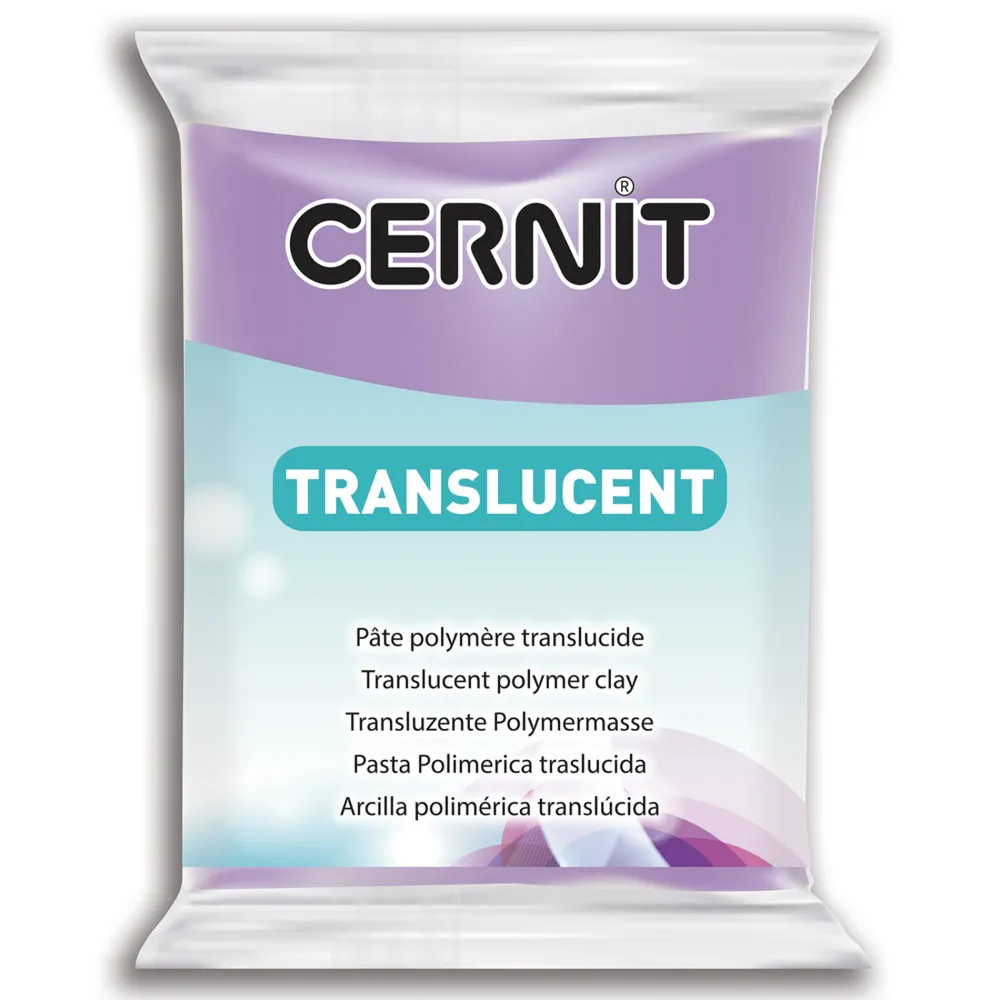 Cernit Masa termoutwardzalna Translucent - - 900, Violet, 56 g > Masy Do Modelowania