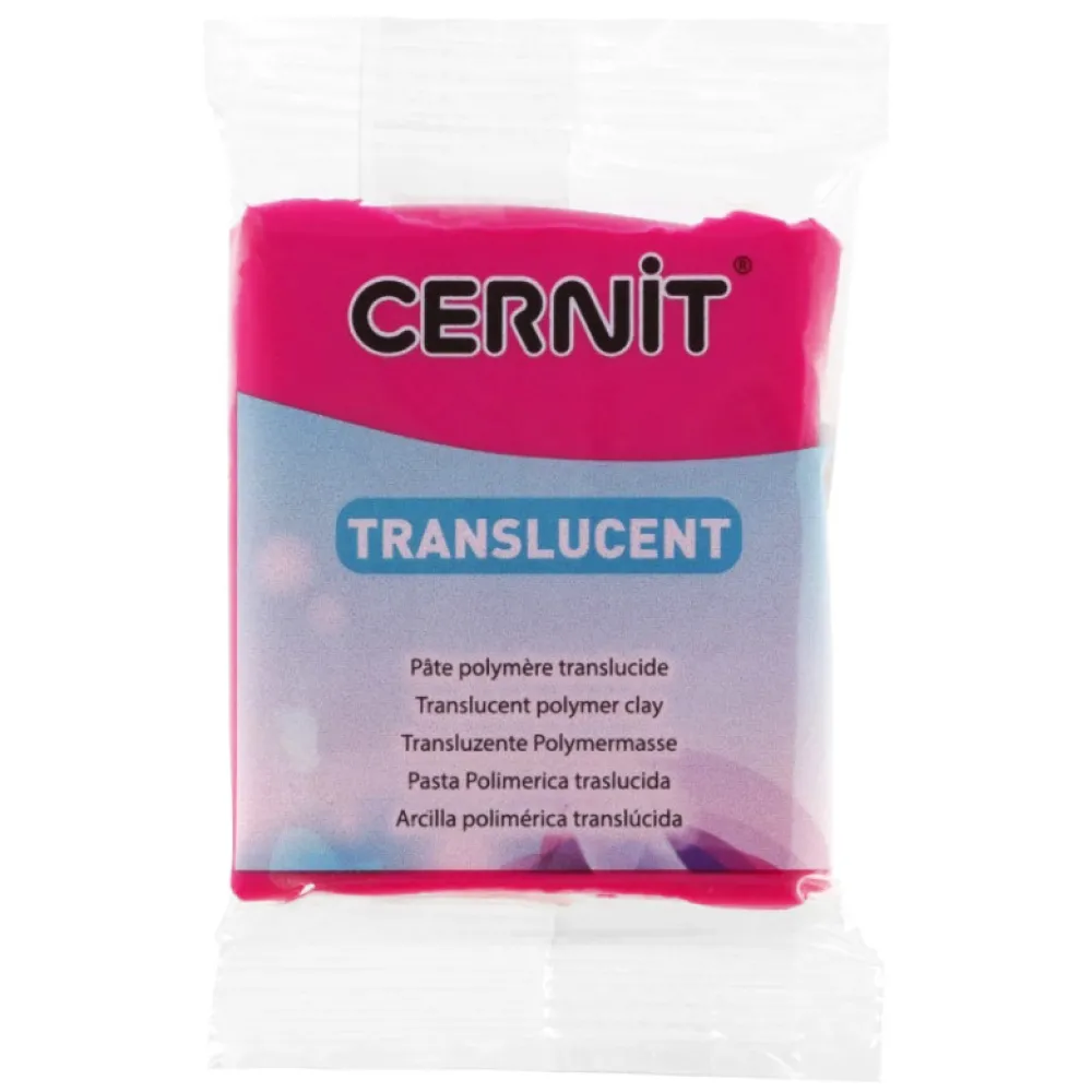Cernit Masa termoutwardzalna Translucent - - 474, Ruby Red, 56 g