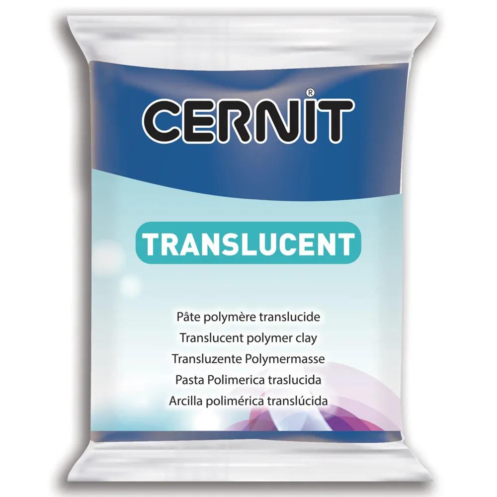 Cernit Masa termoutwardzalna Translucent - - 275, Sapphire, 56 g