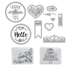 Sizzix Maszyna Sidekick zestaw startowy - - White & Grey