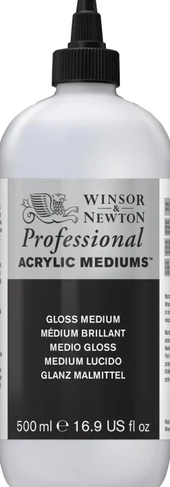 Winsor & Newton Medium do farb akrylowych Gloss - - połysk, 500 ml > Media Do Akryli