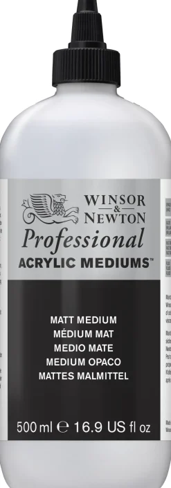 Winsor & Newton Medium do farb akrylowych Matt - - matowe, 500 ml > Media Do Akryli
