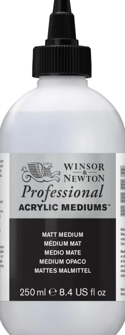 Winsor & Newton Medium do farb akrylowych Matt - - matowe, 250 ml