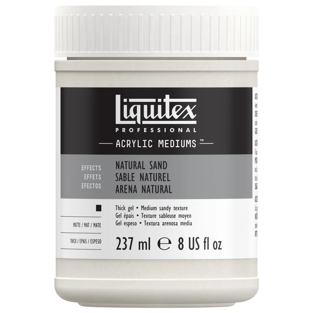 Liquitex Medium do farb akrylowych Natural Sand Effect - - 237 ml > Pasty Strukturalne