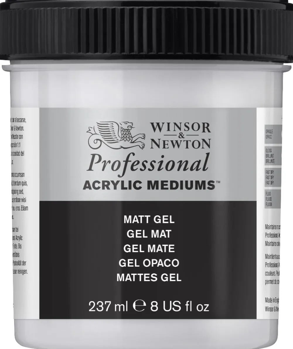 Winsor & Newton Medium do farb akrylowych Professional - - matowe, 237 ml