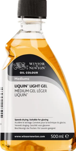 Winsor & Newton Medium do farb olejnych Liquin Light Gel - - 500 ml > Media Do Farb Olejnych