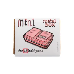 Roman Szmal Metalowa kasetka Mini Box na 12 półkostek akwareli - - Pink