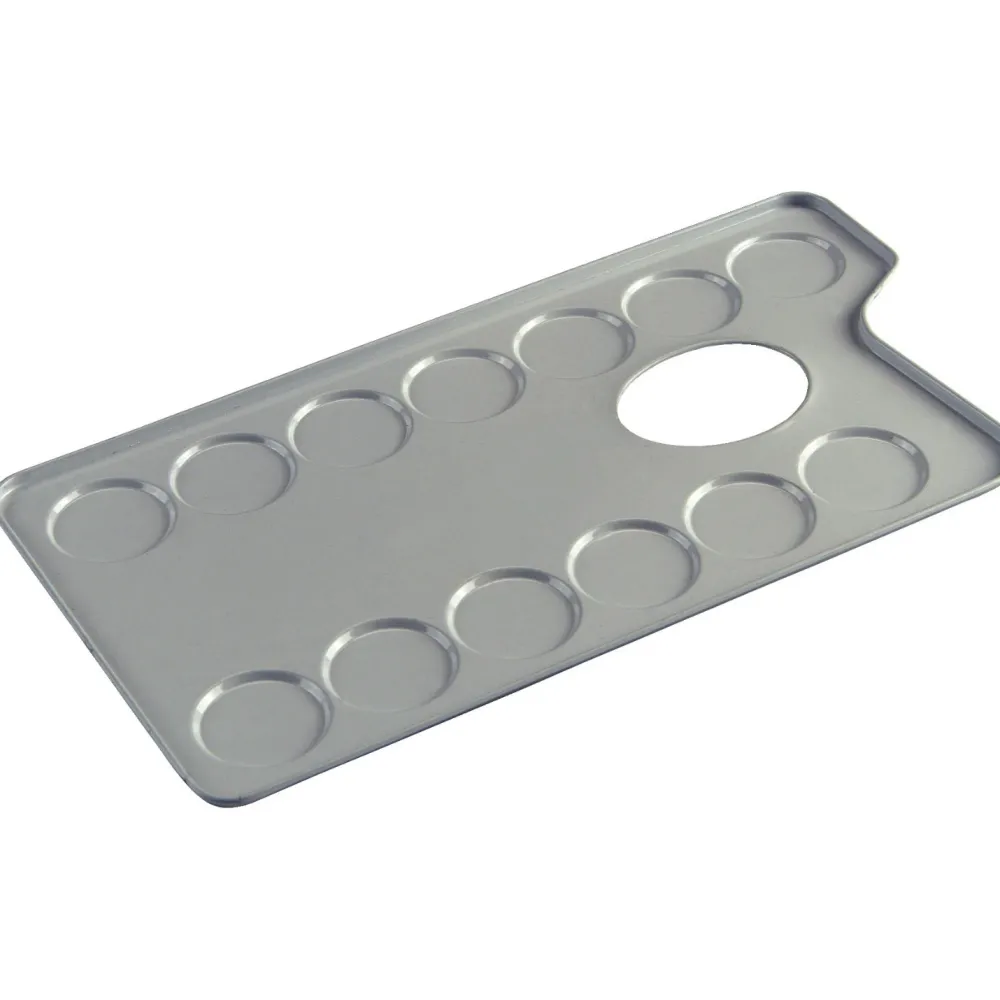 Talens Metalowa paletka malarska - - prostokątna, 10,6 x 20 cm > Paletki Malarskie