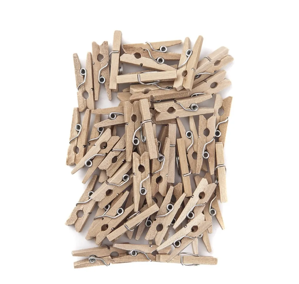 dpCraft Mini klamerki drewniane - - 2,5 cm 40 szt.