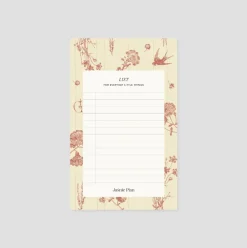 Jasnie Plan Mini Pad Jaśnie Lista 10 x 16 cm - Jaśnie Plan - żółty > Pamiętniki & Dzienniki