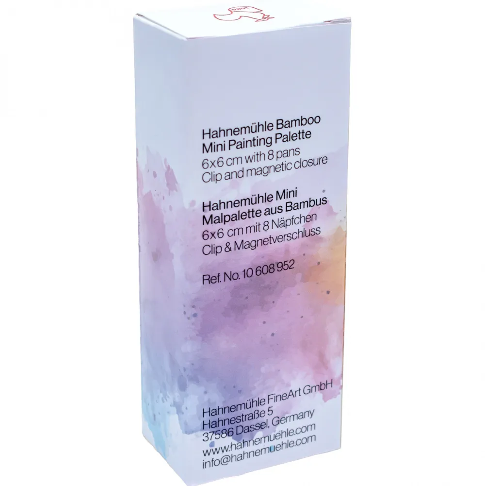 Hahnemuhle Mini paletka bambusowa - Hahnemühle - 8 miejsc > Paletki Malarskie