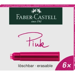 Faber-Castell Naboje atramentowe - - czarne, krótkie, 6 szt. > Naboje Atramentowe