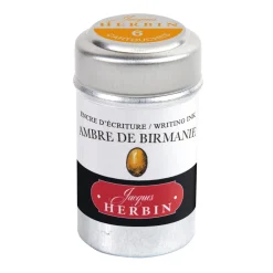 J.Herbin Naboje atramentowe - - Amber of Birmany 6 szt. > Naboje Atramentowe